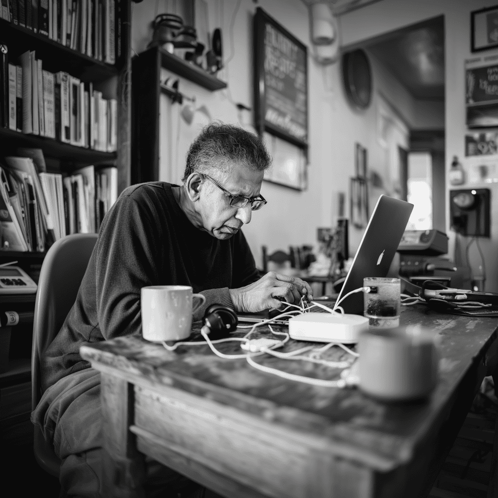 henrik67._Black_and_white_photo_of_an_older_Indian_IT_consult_cd7f8752-78f6-45d1-93fe-cea6029d2de6_2